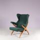 1980s Fiorenza high back easy chair by Franco Albini for Arflex Italy