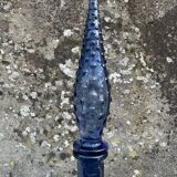 Carafe empoli purple mauve small bubbles hobnail