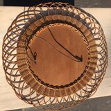 Mirror rattan 35x35cm Sun