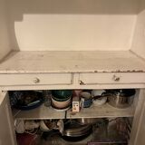 Vintage glazed Parisian dresser