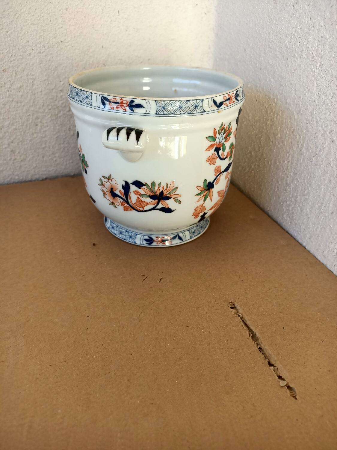 Limoges porcelain plant pot