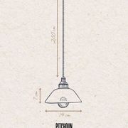 PITCHOUN - White terracotta - Pendant light