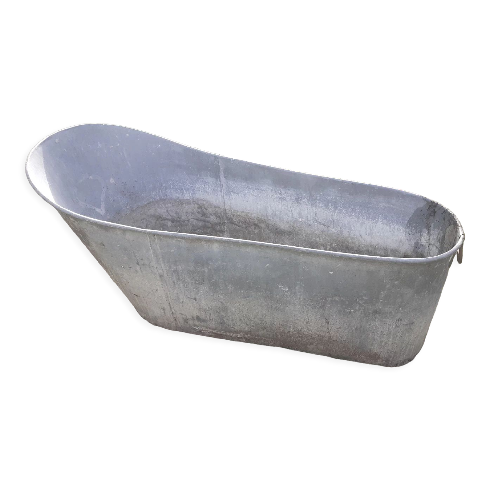 Basin in zinc
