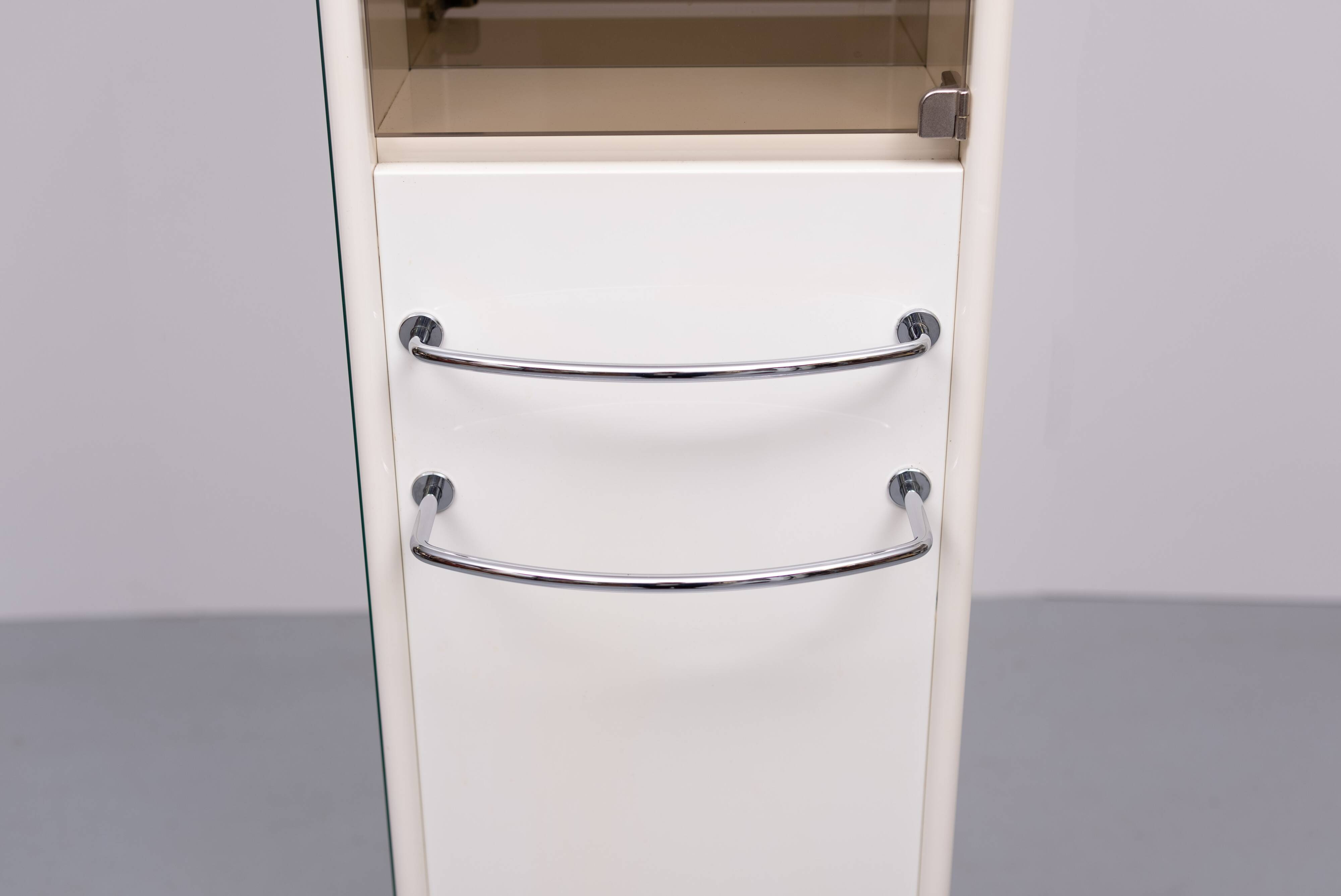 Free standing revolving Bathroom cabinet by Tulli Zuccari Italy