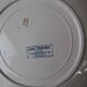 Set of 8 flat ironstone plates "Les Termes" Sarreguemines and Digoin