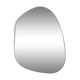 Miroir trapèze irrégulier organique laiton doré minimaliste