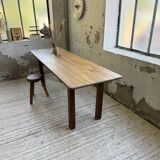 Walnut farmhouse table 2.10m from the 50s