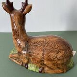 "Chevreuil" porcelain terrine by Michel Caugant