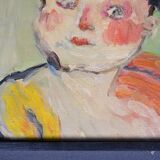 PETROVITCH (20th century) "The two children" Oil on canvas