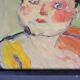PETROVITCH (20th century) "The two children" Oil on canvas