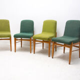 Mid century Dining Chairs by Miroslav Navrátil, 1960s, Set of 4
