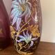 Vases verre émaillé