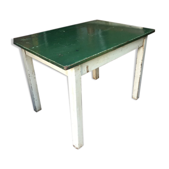 Vintage school workshop table