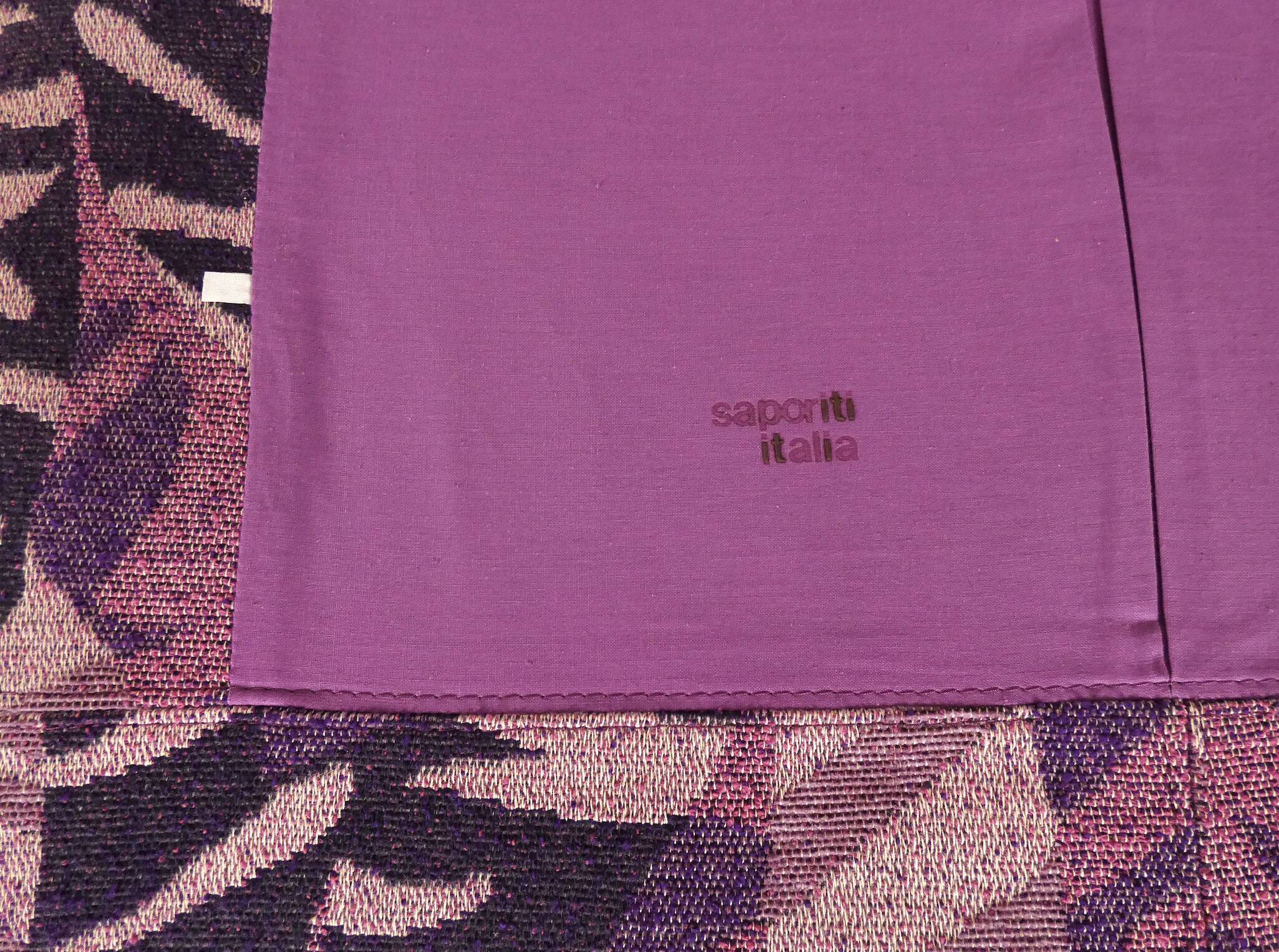 Saporiti chairs in Missoni fabric