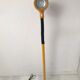 Yellow gooseneck floor lamp 50s-60s
