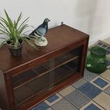 Small display case or glass wall shelf