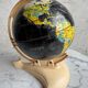 Vintage French school globe – model with black oceans