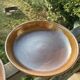 Deep plates made of organic, wild, earthy marsh clay.