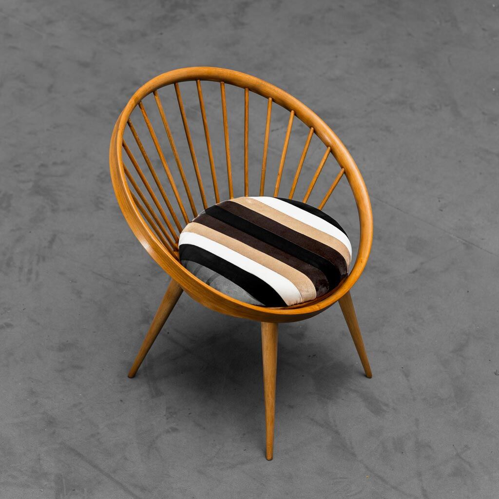 Circular armchair in 60