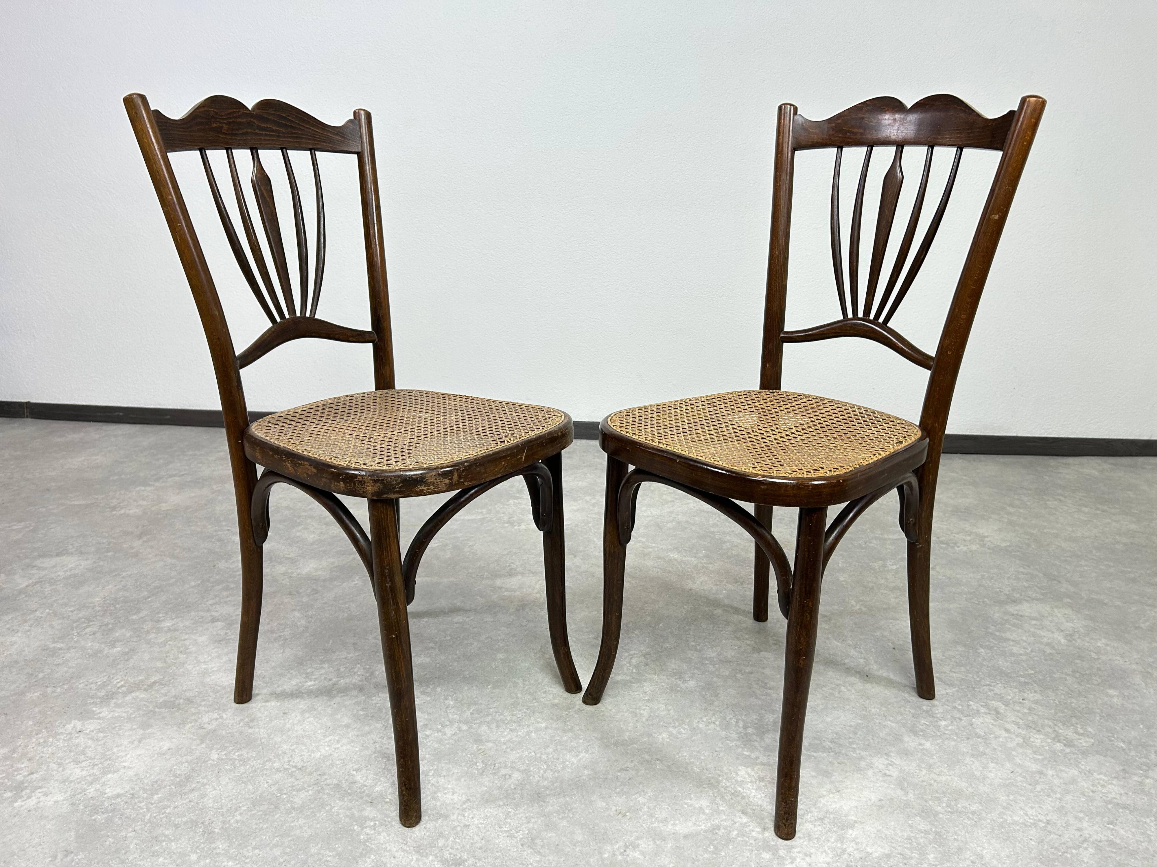 Art Nouveau seating group by Fischel Austria