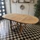 Extendable solid oak table