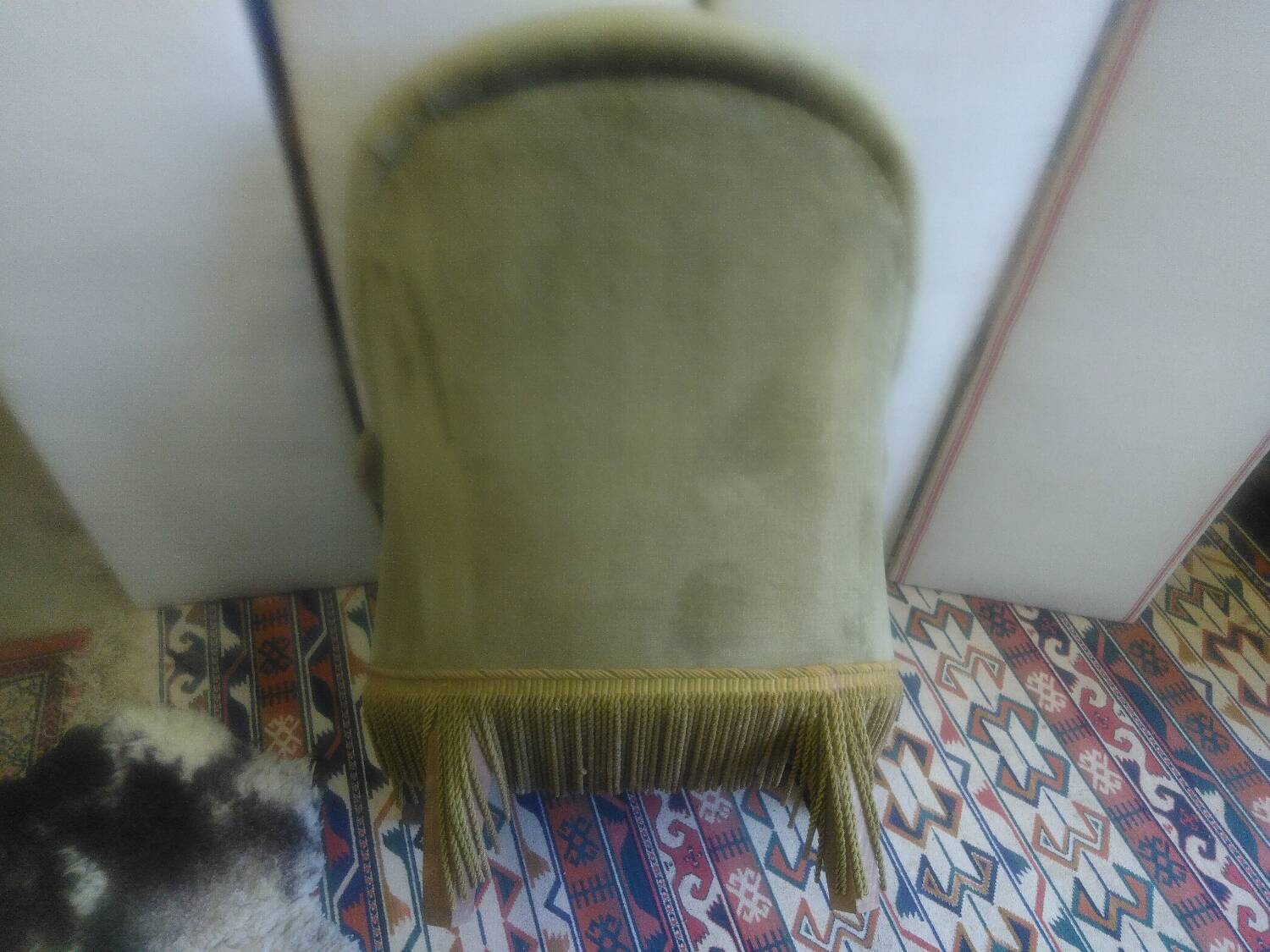 Vintage toad armchair