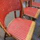 Set of 7 Parisian bistro / café chairs from the 1930s