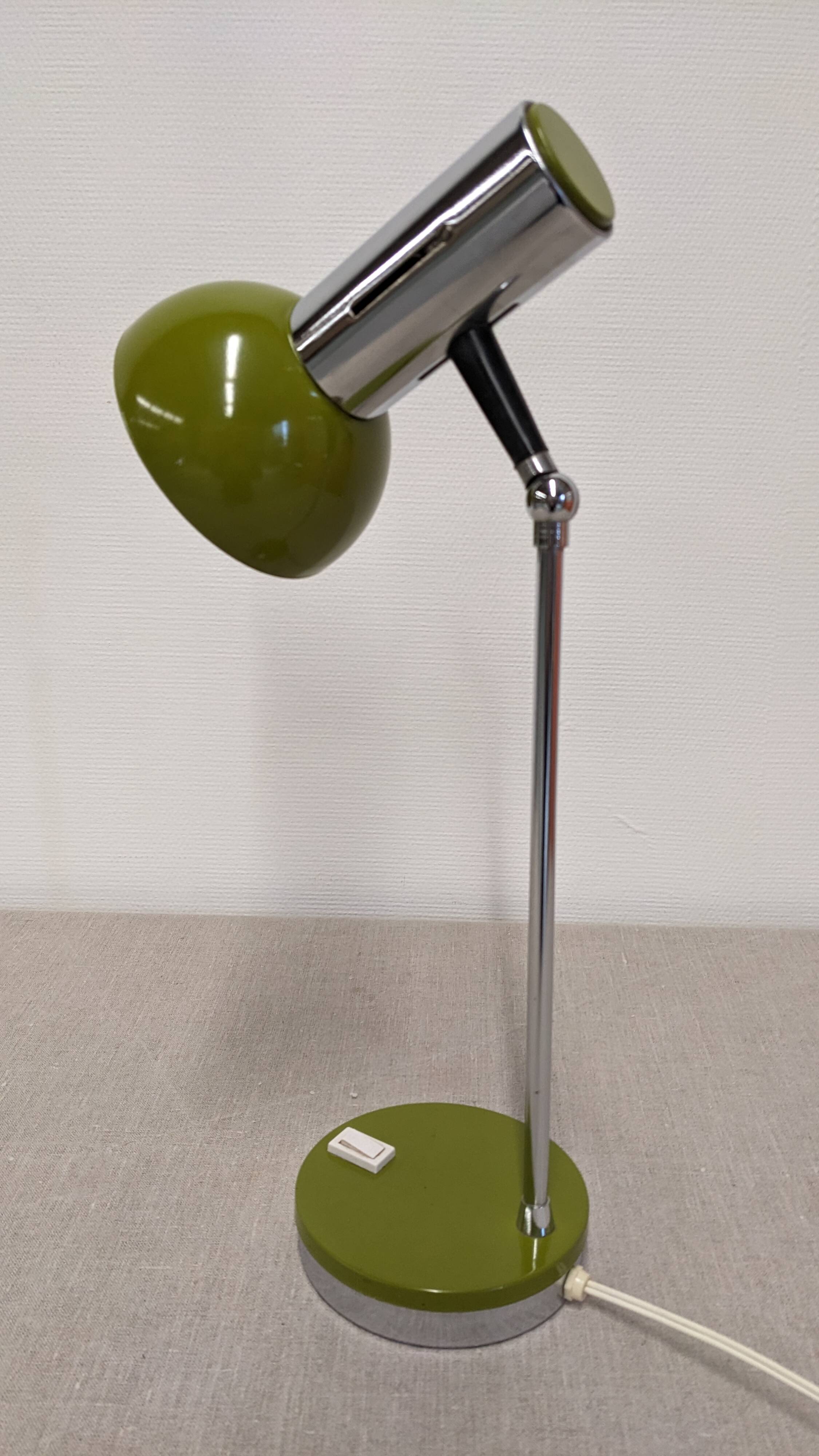 Lampe de bureau ou de chevet articulée, Italie vers 1970