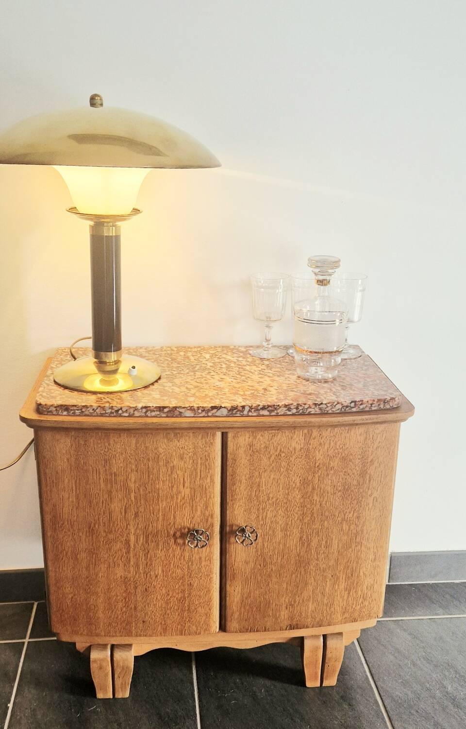 Art Deco style furniture - Oak and beech - 1950s
