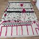 Handmade wool Berber rug 284x178 cm