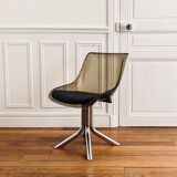 Chaise vintage space age plexiglass