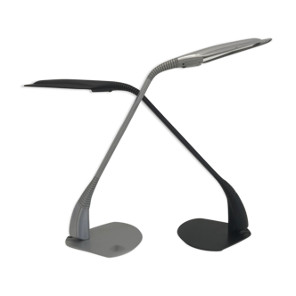 Pair of "Cobra" lamp by Phillipe Michel for Manade