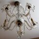 5 lights crystal pendant chandelier from Czechoslovakia