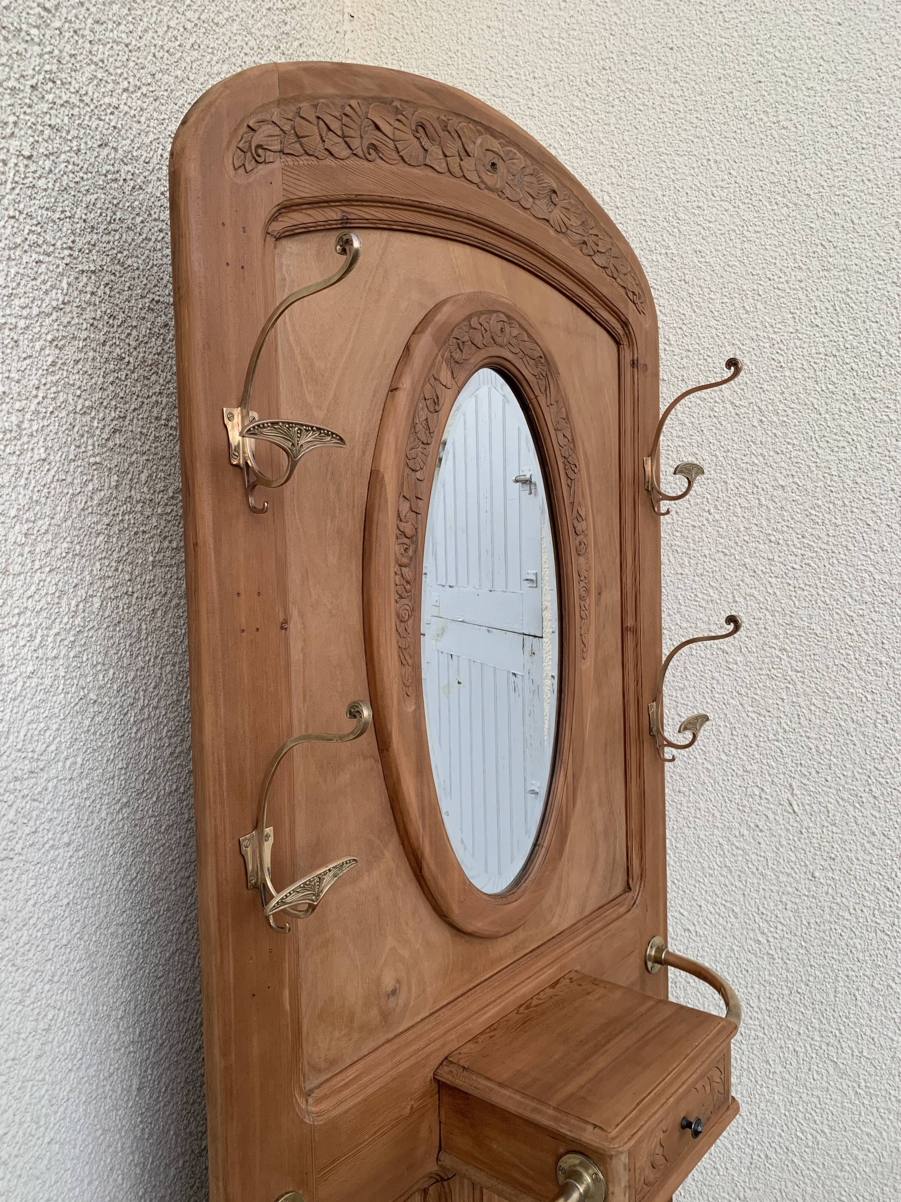 Vestiaire Art déco Noyer 1920
