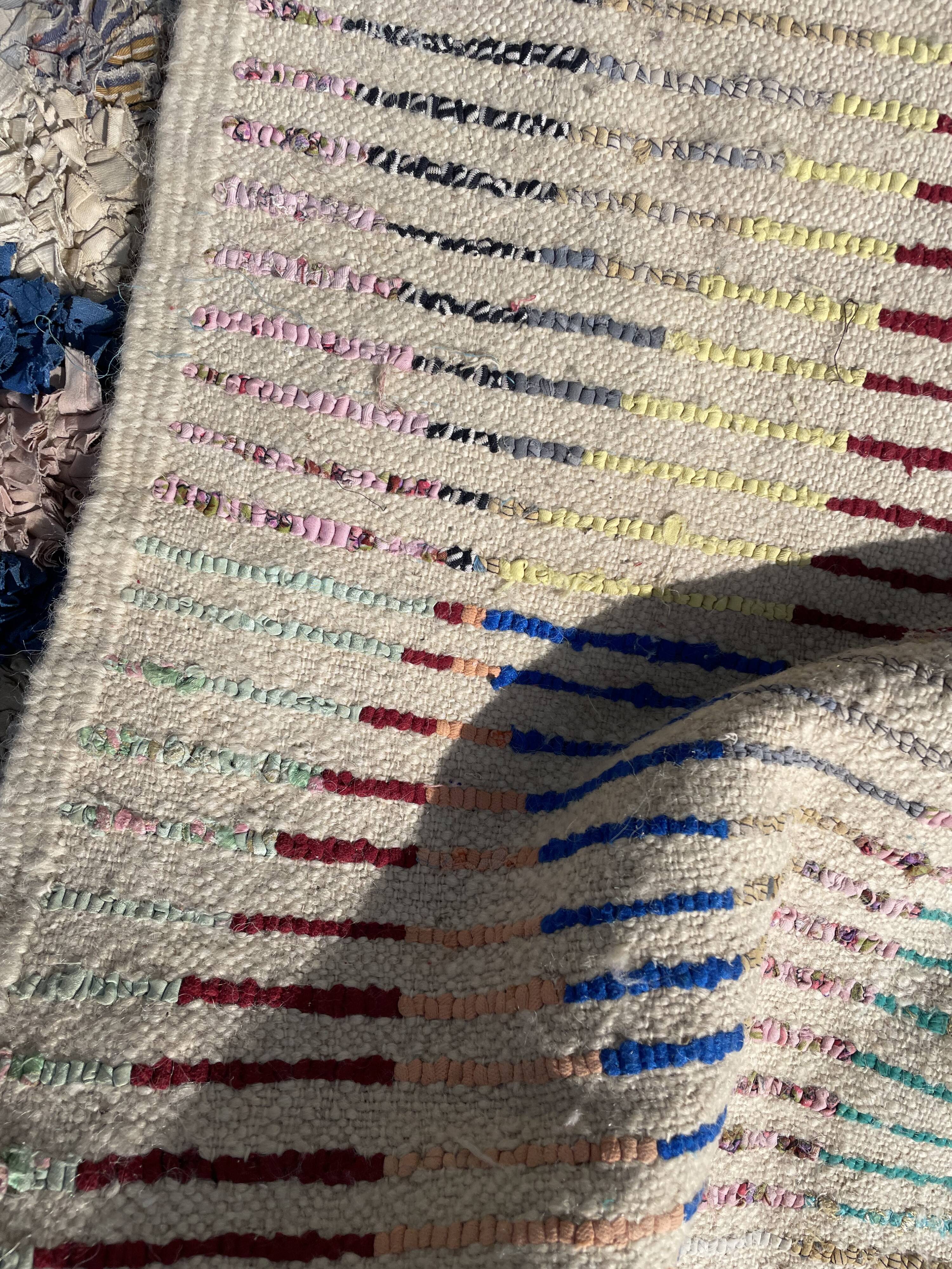 Modern carpet berber boucherouite