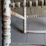 Old wooden sofa-bedside tip turned