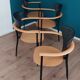 Set of 4 Postmodern Dining Chairs, 1980's.