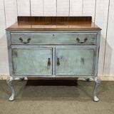 1930s English walnut sideboard