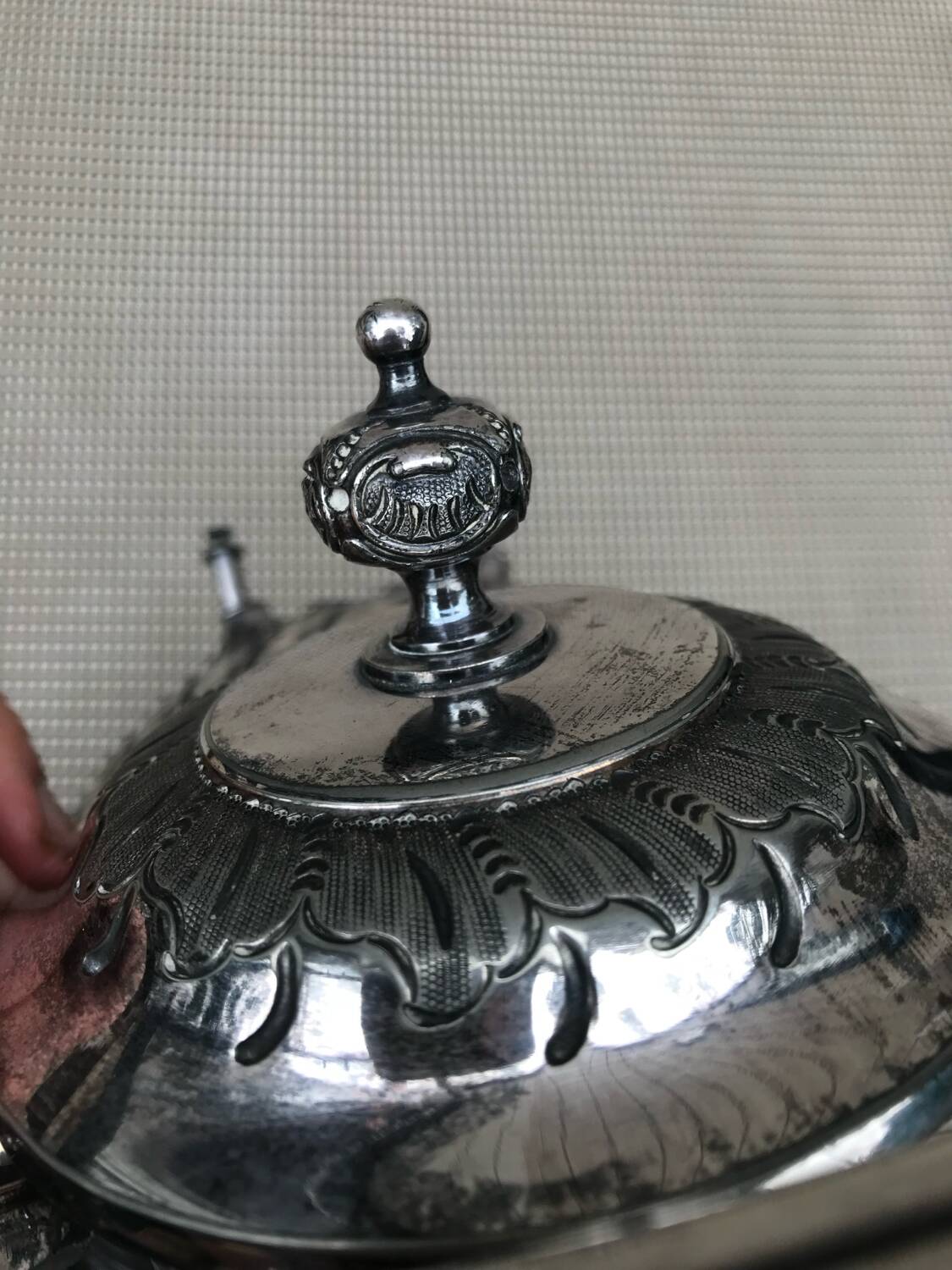 Vintage hallmarked silver teapot coffee pot