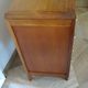 Pretty vintage chest of drawers - 4 drawers - 1960s - refined Scandinavian style - medium oak color