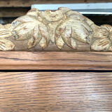 Armoire bois vintage art déco miroir