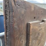 Large carved wooden mirror