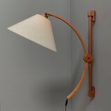 Danish teak wall lamp by Domus Denmark 1970s