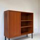 Vintage wooden cabinet with shelves and 1 door