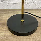 Black table lamp, Solken, 70's