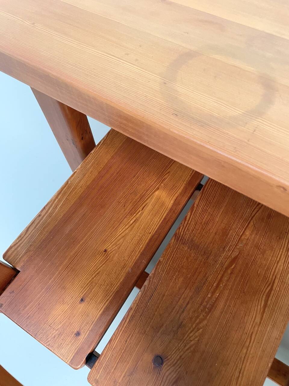 Set of table and 4 chairs, 60s mountain furniture