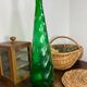 Large glass carafe from Empoli, Italy, 1960s.