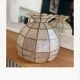 Mother-of-pearl and brass lampshade