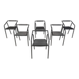 Chaises de salle à manger italiennes postmodernes par Lexis, années 1990