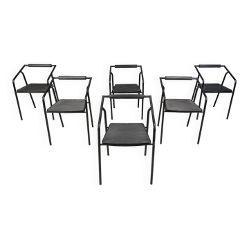 Postmodern italian dining chairs by Lexis, 1990s
